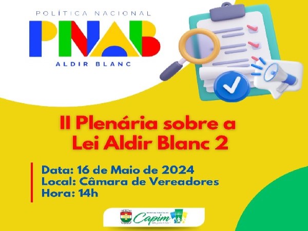 SEGUNDA PLENÁRIA DA LEI ALDIR BLANC II